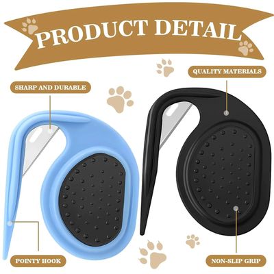 Lot de 2 peignes démêlants pour animaux - Toilettage Pro