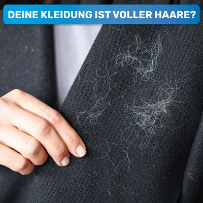 BluePet Mini Tierhaarentferner, Fusselroller im 3er-Set, Wiederverwendbar