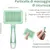 Brosse de toilettage - Anti-nœuds et sous-poil Brosse de toilettage - Anti-nœuds et sous-poil