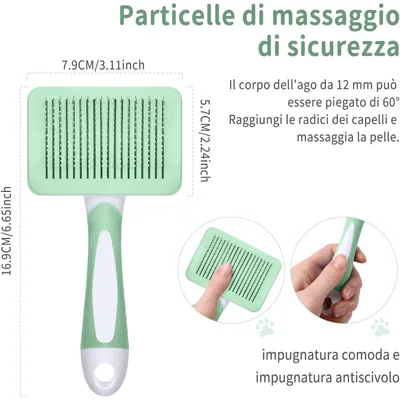 Brosse de toilettage - Anti-nœuds et sous-poil Brosse de toilettage - Anti-nœuds et sous-poil