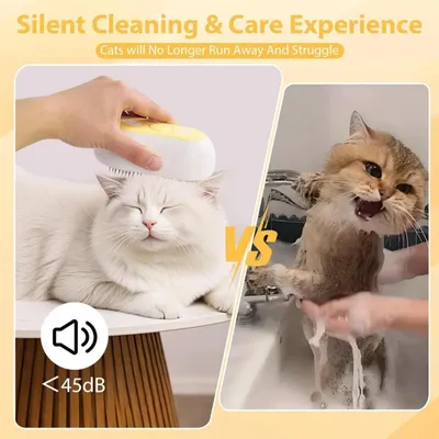 Hekasvm - Brosse vapeur 3 en 1 - Massage et nettoyage Hekasvm - Brosse vapeur 3 en 1 - Massage et nettoyage