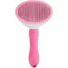 Glättende Tierbürste – Ideal abgestorbene Haare sanfte Fellpflege – Rosa