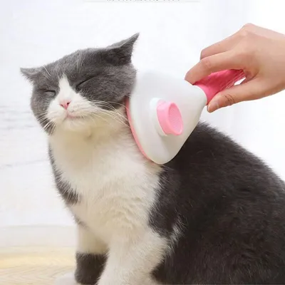 Glättende Tierbürste – Ideal abgestorbene Haare sanfte Fellpflege – Rosa Glättende Tierbürste – Ideal abgestorbene Haare sanfte Fellpflege – Rosa