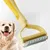 Peigne déméloir pro double face pour animaux Peigne déméloir pro double face pour animaux