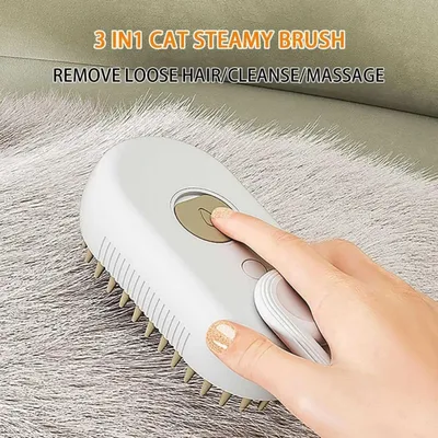 Hekasvm - Brosse Vapeur 3 en 1 - Massage Électrique Hekasvm - Brosse Vapeur 3 en 1 - Massage Électrique