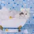 Bonnet de douche imperméable pour chiens et chats - Protège-oreilles