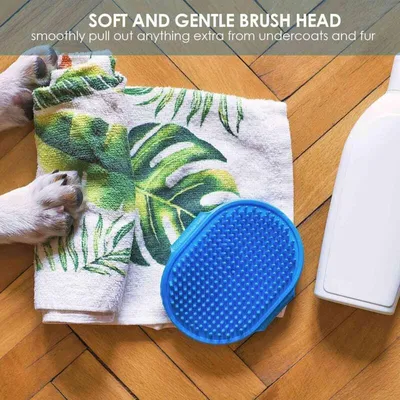 WENCOTTRI - Brosse de bain - Silicone souple réglable