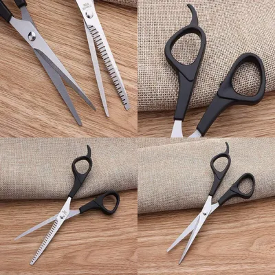 Set de 3 ciseaux toilettage professionnels et peigne acier inoxydable Set de 3 ciseaux toilettage professionnels et peigne acier inoxydable