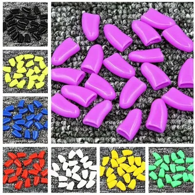 INEASICER - Protège-Griffes Souples - Kit 5 Couleurs Mix