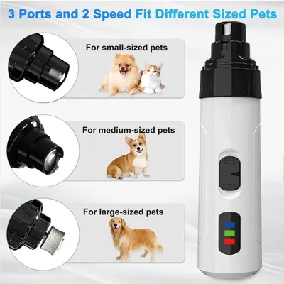 Generic - Coupe-ongles USB - Rechargeable, toilettage chiens/chats Generic - Coupe-ongles USB - Rechargeable, toilettage chiens/chats