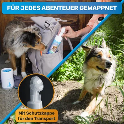 BluePet Pfotenschaum sanfter Pfotenreiniger Reinigungsschaum für Hunde