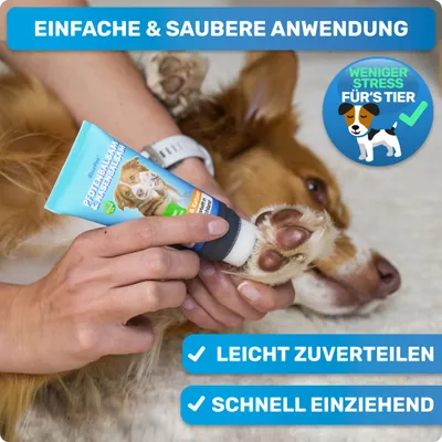 BluePet Pfotenbalsam Hund, Hundepfoten Balsam, Pfotencreme trockene Pfoten