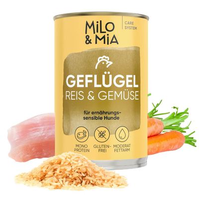 Milo & Mia - Geflügel & Vollkornreis