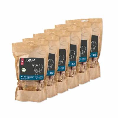 Liebesgut Hunde-Snack Bio Rind Gaumenhaut