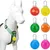 LED-Anhänger-Set Hunde- Katzenhalsbänder, 6er-Set, Nachtlicht-Sicherheitsan