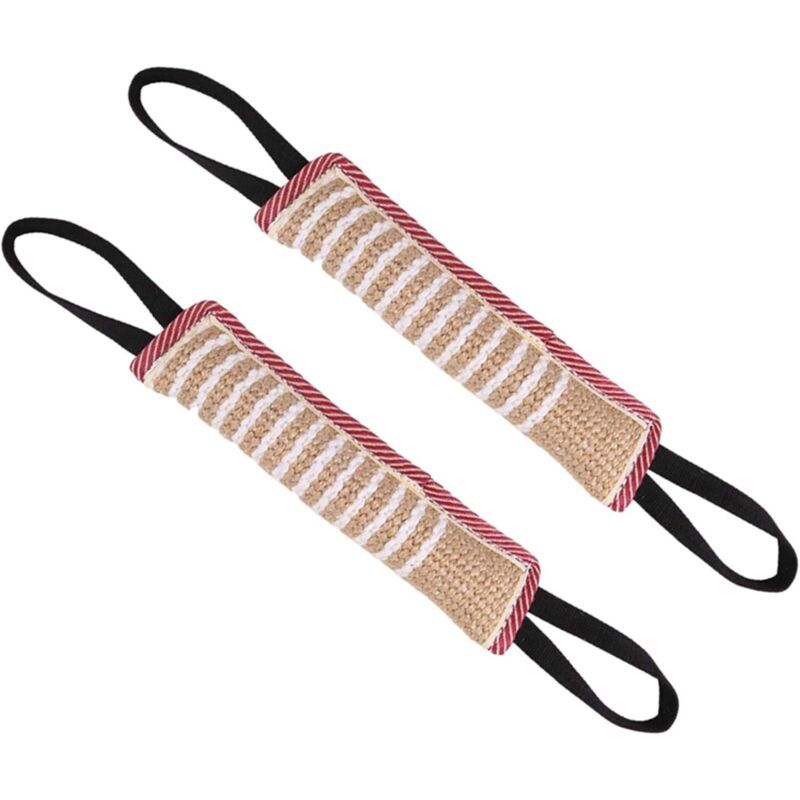 2er-Pack Hunde-Zerrspielzeug, robust, 2 stabile Griffe