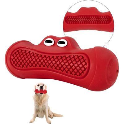 Rotes Hundespielzeug aus Gummi – Robust Hunde starkem Kaudrang