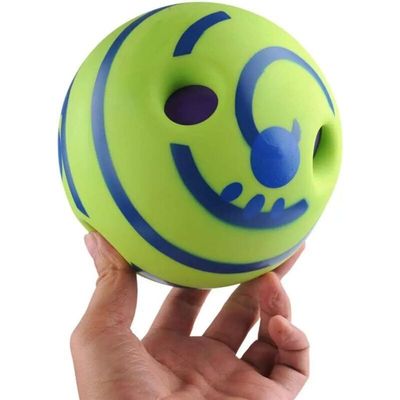 Interaktives Hundespielzeug „Wobble Wag Giggle Ball“ lustigen Geräuschen