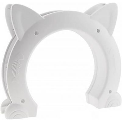 Integrierte weiße Katzenklappe Innenbereich, ABS-Katzenklappe Innenbereich