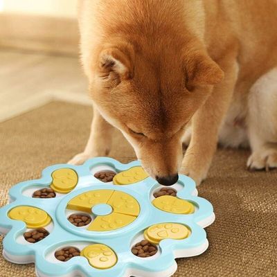 Slow-Feeder-Puzzle für Hunde – Lernspielzeug für langsames Fressen, Minze