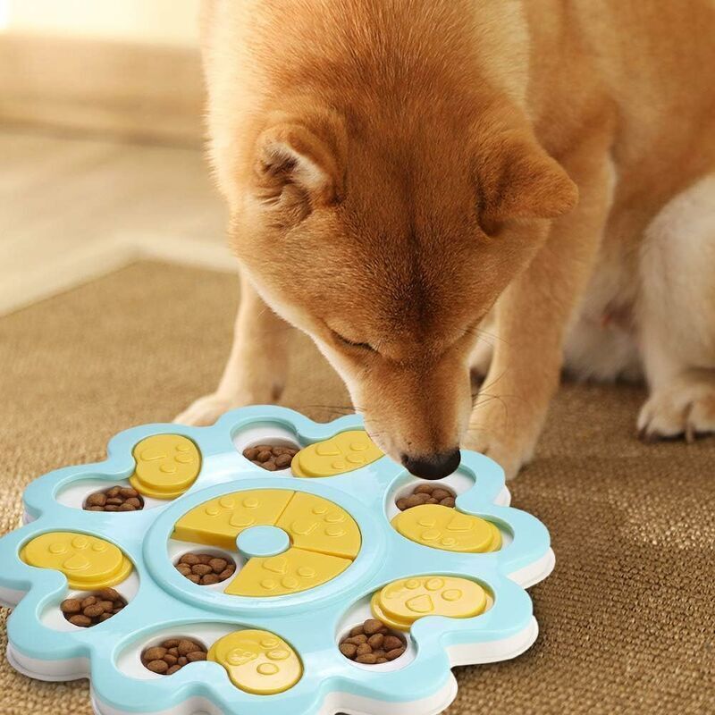 Slow-Feeder-Puzzle für Hunde – Lernspielzeug für langsames Fressen, Minze