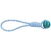 Hundespielzeug aus Seil, 38 cm – blauer, bissfester Gummiknoten