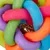 3er-Set Bälle für Katzen und Hunde, 6 cm – mit Glöckchen, buntes Spielzeug
