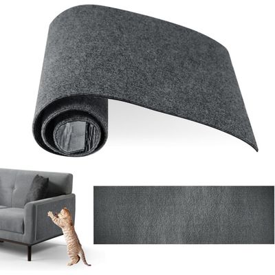 Premium-Kratzmatte Katzen, 30 x 100 cm – selbstklebend abnehmbar – schützt