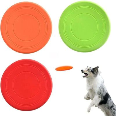 3er-Set Hundescheiben – strapazierfähige, ungiftige Scheiben aus Naturkauts