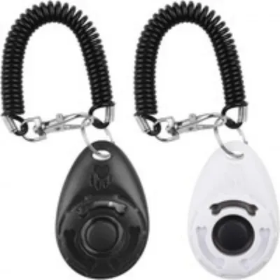 Hundetraining-Clicker mit elastischer Handschlaufe und großem Knopf Hundetraining-Clicker mit elastischer Handschlaufe und großem Knopf