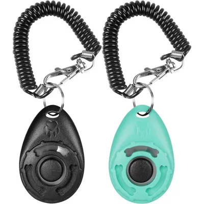 Hunde-Clicker, 2er-Set – einfaches Training mit praktischer Handschlaufe Hunde-Clicker, 2er-Set – einfaches Training mit praktischer Handschlaufe