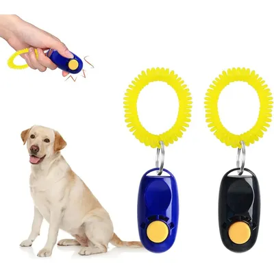 Professioneller Clicker mit Armband für Hunde- und Katzentraining Professioneller Clicker mit Armband für Hunde- und Katzentraining