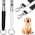 2er Set Ultraschallpfeifen für Hunde, ideal für Rückruftraining 2er Set Ultraschallpfeifen für Hunde, ideal für Rückruftraining