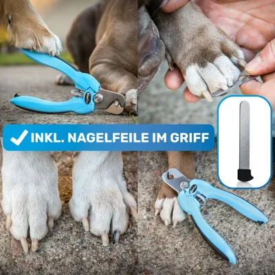 BluePet Profi Krallenschere Verstellbar, Stark für kleine & große Hunde BluePet Profi Krallenschere Verstellbar, Stark für kleine & große Hunde