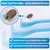BluePet Zeckenhaken 3er Set Zeckenhebel Zeckenentferner mit Tasche