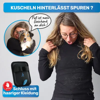 BluePet Fellhandschuh, Tierhaarentferner Handschuh, Fell Magnet Tierhaare