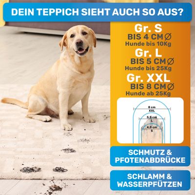 BluePet Pfotenreiniger Hund, Hundepfotenreiniger, Pfoten waschen