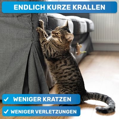 BluePet Krallenschere Mini für kleine Hunde, Katzen, Welpen und Nagetiere