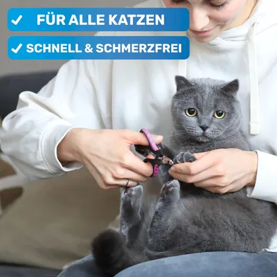BluePet Krallenschere Mini für kleine Hunde, Katzen, Welpen und Nagetiere