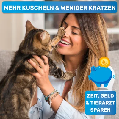 BluePet Krallenschere Mini für kleine Hunde, Katzen, Welpen und Nagetiere