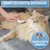 BluePet Unterwollbürste Katze, Langhaar Unterfellbürste, Unterwolle Kamm