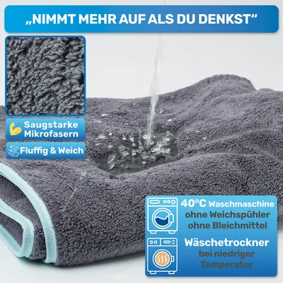 BluePet Hundehandtuch, extra saugstark & schnell trocknend, Handtuch Hund BluePet Hundehandtuch, extra saugstark & schnell trocknend, Handtuch Hund
