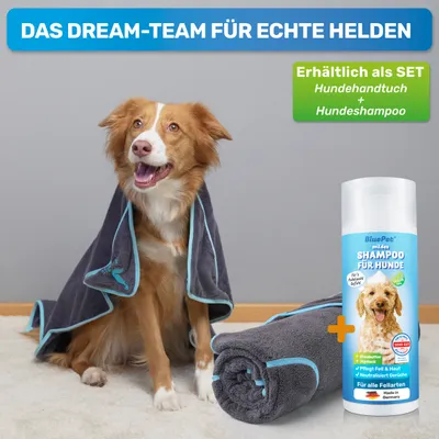 BluePet Hundehandtuch, extra saugstark & schnell trocknend, Handtuch Hund BluePet Hundehandtuch, extra saugstark & schnell trocknend, Handtuch Hund