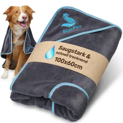 BluePet Hundehandtuch, extra saugstark & schnell trocknend, Handtuch Hund BluePet Hundehandtuch, extra saugstark & schnell trocknend, Handtuch Hund