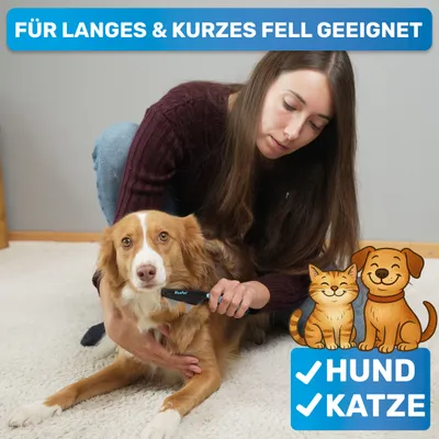 BluePet leichter Flohkamm & Läusekamm inkl. Flohkarte für Hund & Katze BluePet leichter Flohkamm & Läusekamm inkl. Flohkarte für Hund & Katze