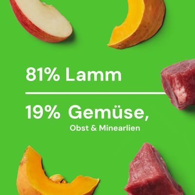 Nutriment Komfort-BARF Komplettmenü Lamm – Fresh & Frisch