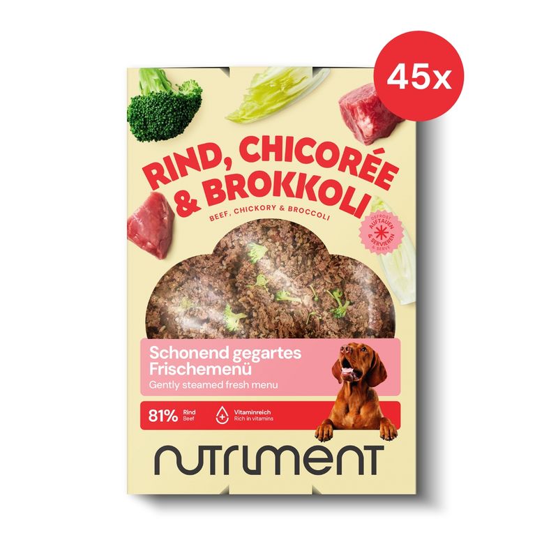 Nutriment Frischemenü Rind, Chicorée & Brokkoli