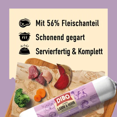 DIBO FreshRoll Lamm & Huhn