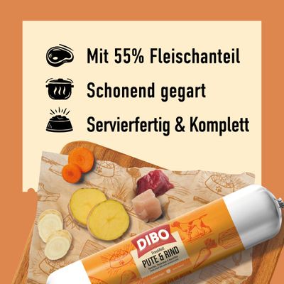 DIBO FreshRoll Pute & Rind