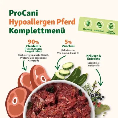 proCani Menü Paket Hypoallergen proCani Menü Paket Hypoallergen